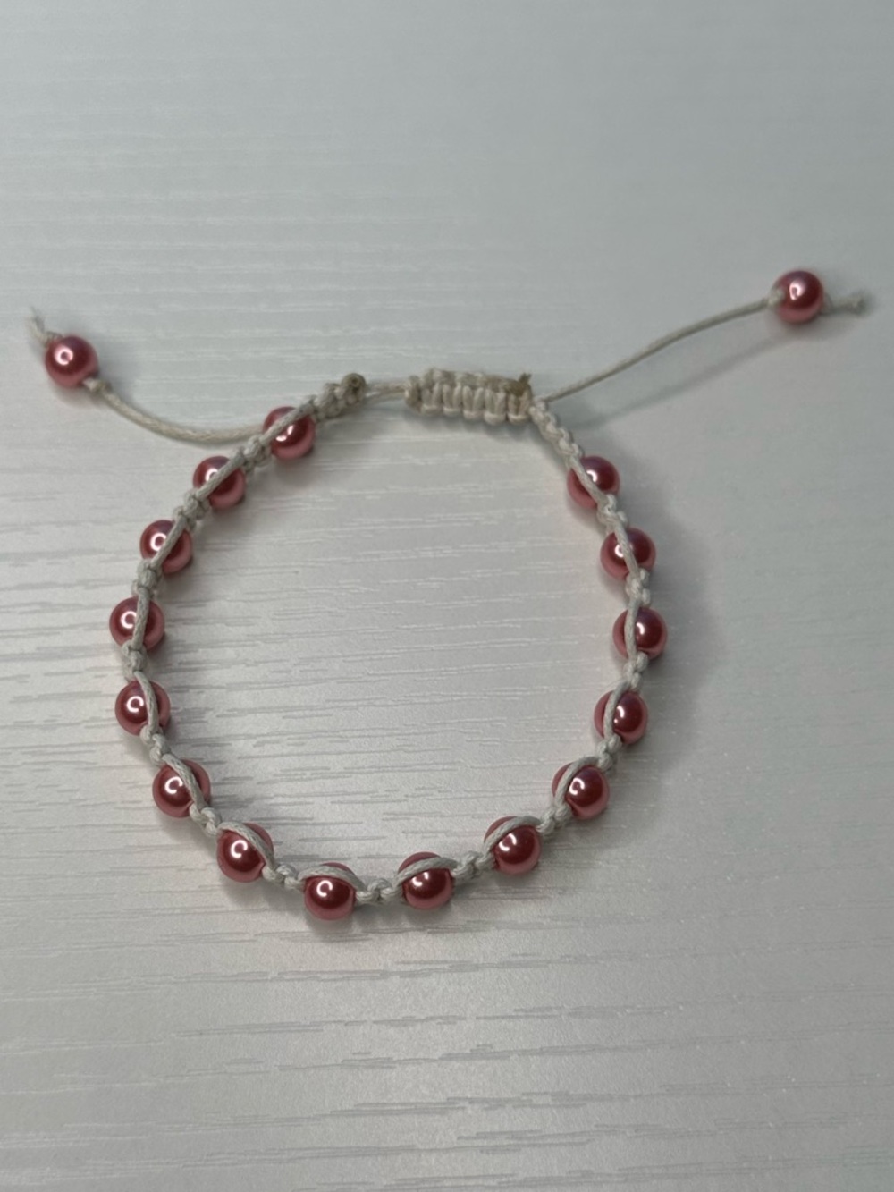 🛍️BUNDLE DEAL🛍️ - Pink Pearl Macrame Bracelet